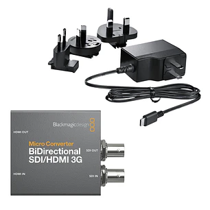 Convertidor Bidereccional 3G de HDMI SDI con Fuente de Poder Blackmagic Design 