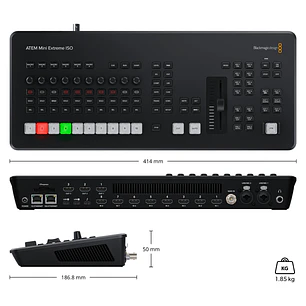 ATEM Mini Extreme ISO G2 Switcher  Blackmagic Design 