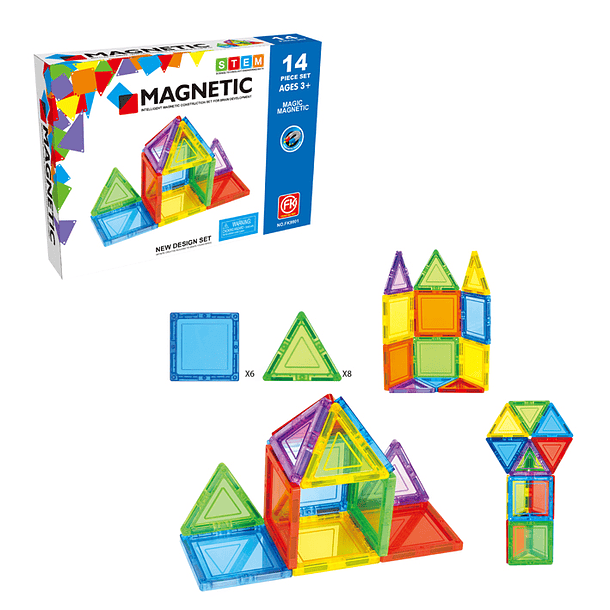 BLOCK MAGNETIC 14 PCS.                  