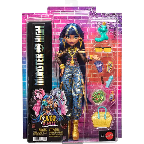 Muñeca Monster High Looks Monstruosos Sorpresa Cleo de Nile