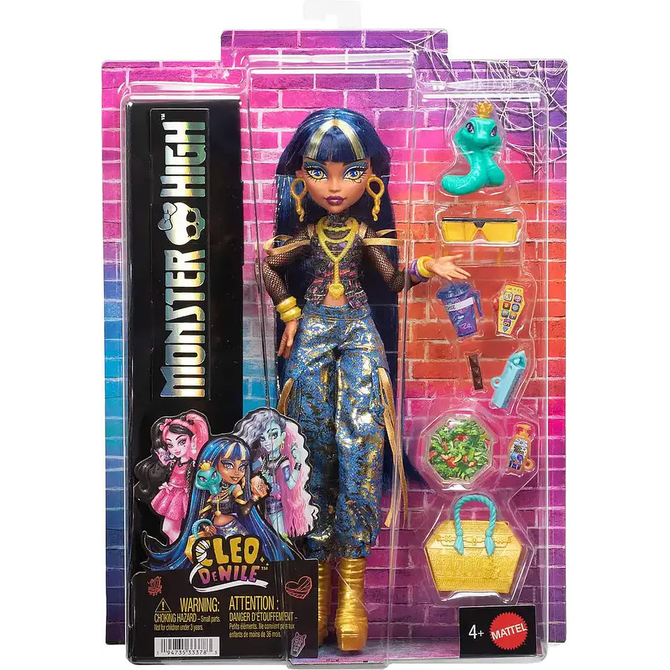 Muñeca Monster High Looks Monstruosos Sorpresa Cleo de Nile 1