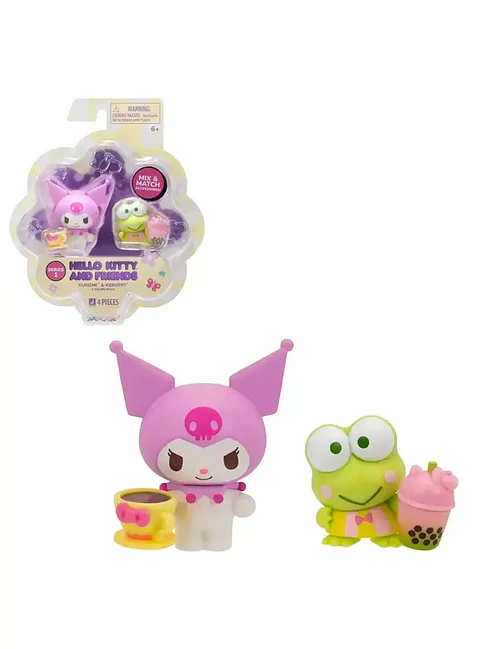 Set 2 Figuras Kuromi y Keroppi | Sanrio Hello Kitty and Friends