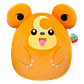 Peluche Pokémon Teddiursa 35 Cm Squishmallows - Miniatura 1