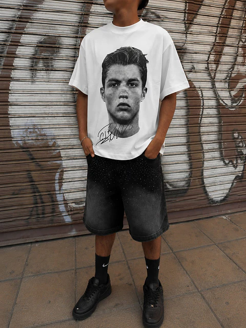Polera White Cristiano Ronaldo NTF M