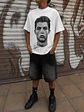 Polera White Cristiano Ronaldo NTF M - Miniatura 1