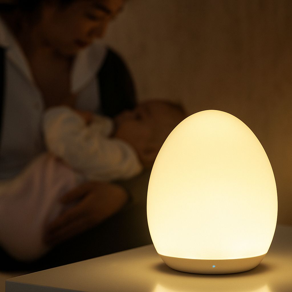 Lámpara LED de Noche para Bebés - Portátil, Recargable y Segura 9