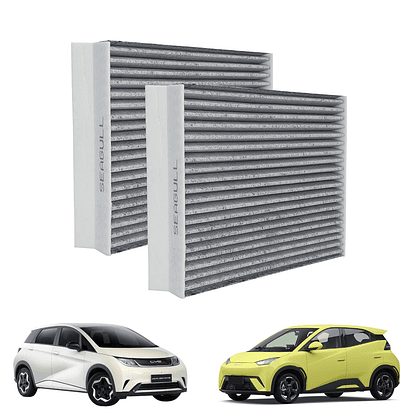 Set 2 Filtros Aire Acondicionado BYD Seagull o Dolphin 1