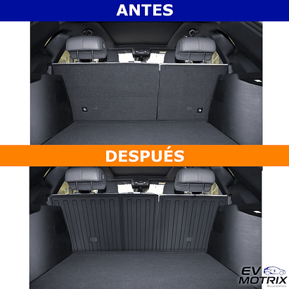 Tapete Termoformado Protector para Espaldar Asiento Trasero BYD Song Plus 4