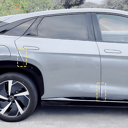 Kit Protectores Laterales de Puerta para BYD Sealion 7 - Set de 4 Piezas 2