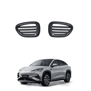 Cubiertas Rejilla Aire Acondicionado BYD Sealion 7 - Fibra de Carbono (2pzs)