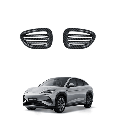 Cubiertas Rejilla Aire Acondicionado BYD Sealion 7 - Fibra de Carbono (2pzs) 1