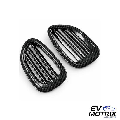Cubiertas Rejilla Aire Acondicionado BYD Sealion 7 - Fibra de Carbono (2pzs) 3