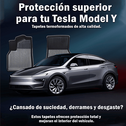Set de Tapetes Termoformados para Tesla Model Y 2
