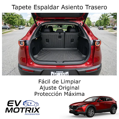 Tapete Termoformado Protector para Espaldar Asiento Trasero Mazda CX-30 3
