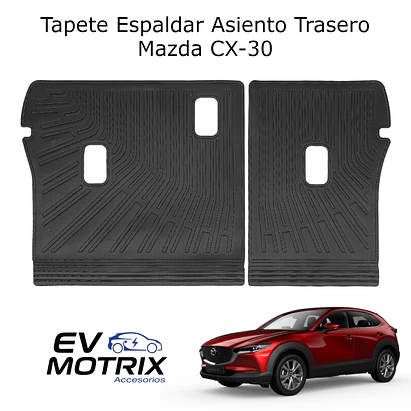 Tapete Termoformado Protector para Espaldar Asiento Trasero Mazda CX-30 4