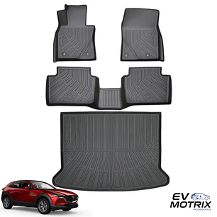Kit Tapetes Termoformados Mazda CX-30: Pisos y Baúl