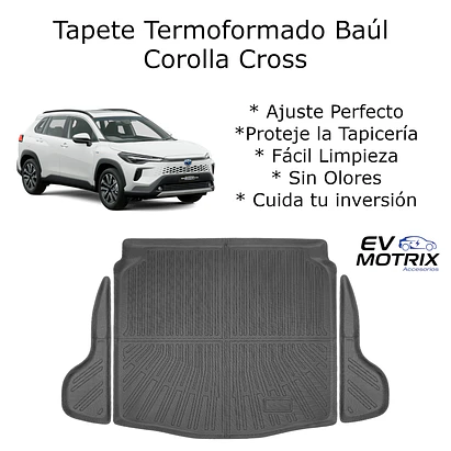 Tapete Termoformado para Baúl Toyota Corolla Cross 2