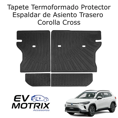 Tapete Termoformado Protector para Espaldar Asiento Trasero Toyota Corolla Cross 3