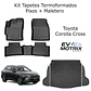 Kit de Tapetes Termoformados para Corolla Cross Pisos - Baúl - Miniatura 1