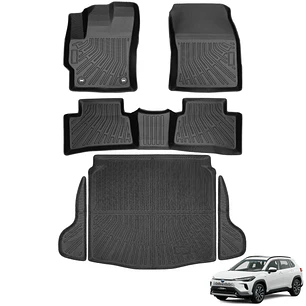 Kit de Tapetes Termoformados para Corolla Cross Pisos - Baúl