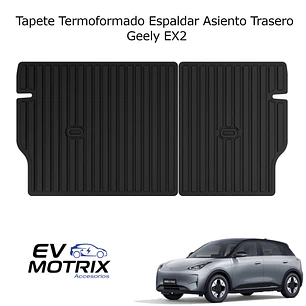 Tapete Termoformado Protector para Espaldar Asiento Trasero Geely EX2