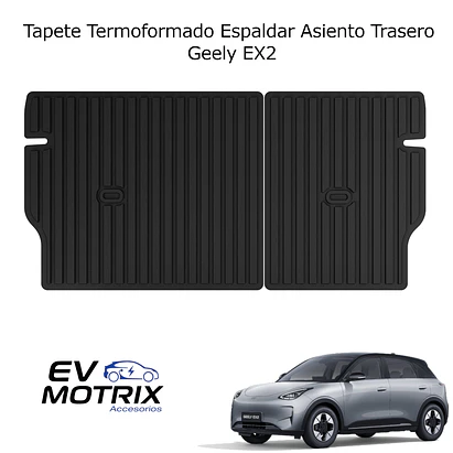 Tapete Termoformado Protector para Espaldar Asiento Trasero Geely EX2 2