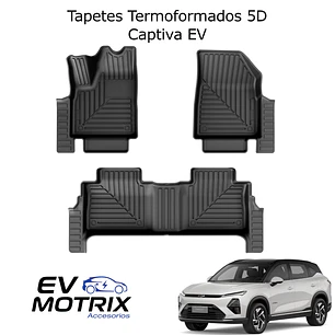 Tapetes Termoformados 5D para Captiva EV