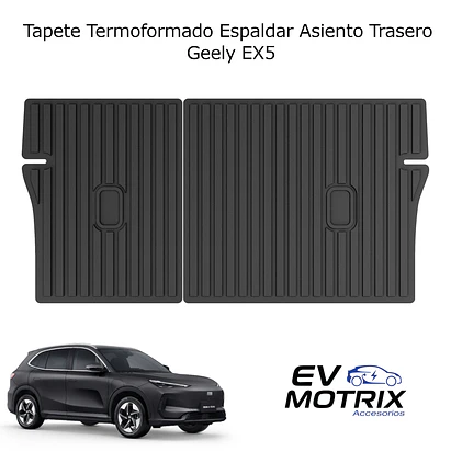 Tapete Termoformado Protector para Espaldar Asiento Trasero Geely EX5 2