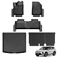 Kit de Tapetes Termoformados 5D para Captiva EV: Pisos - Baúl - Asiento Trasero - Miniatura 1