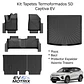 Kit de Tapetes Termoformados 5D para Captiva EV: Pisos - Baúl - Asiento Trasero - Miniatura 2