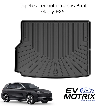 Kit de Tapetes Termoformados para Geely EX5: Pisos - Baúl - Asiento Trasero 4