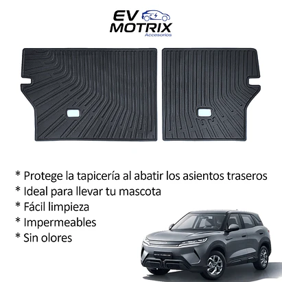Kit de Tapetes Termoformados Estándar para BYD Yuan Up: Pisos - Baúl - Asiento Trasero 4