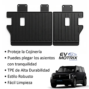 Tapete Termoformado Protector para Espaldar Asiento Trasero iCar 03