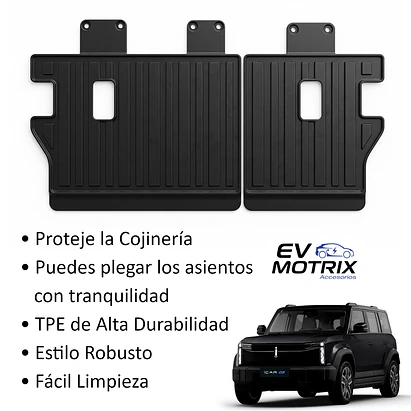 Tapete Termoformado Protector para Espaldar Asiento Trasero iCar 03 2
