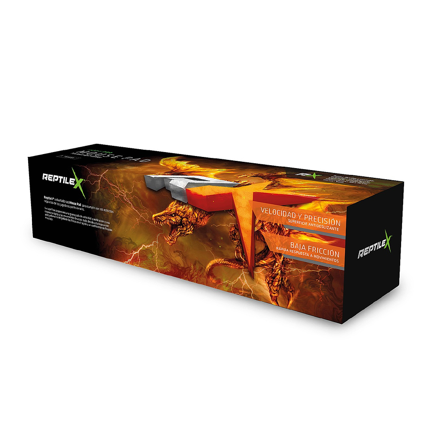 Mousepad Gamer Pro 70x30 ReptileX Orange Edition