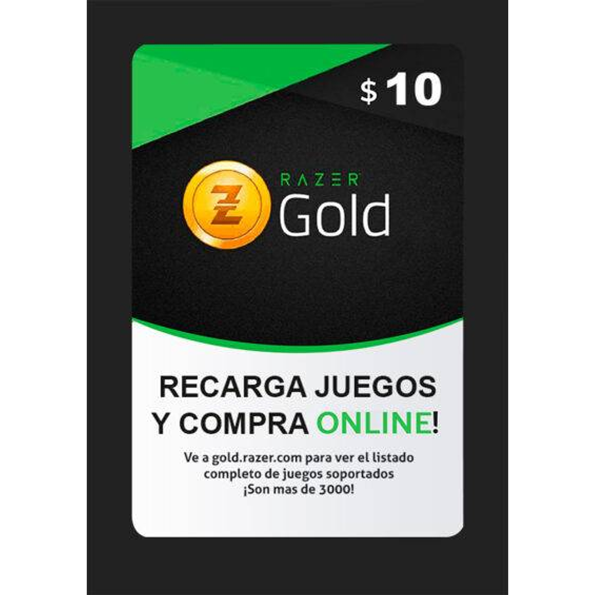 10 Razer Gold Gift Card Global   1200