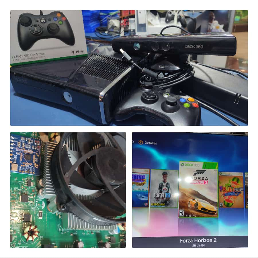 Xbox 360 desbloq RGH 2 Controles + kinect
