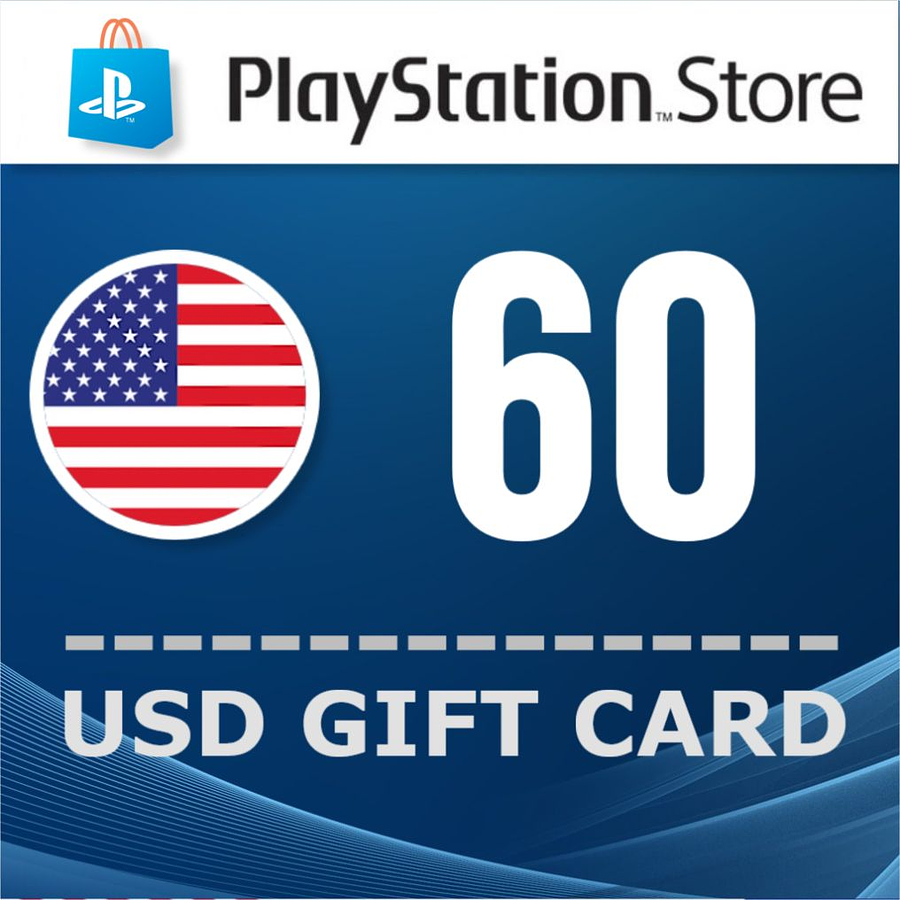 $60 USD Gift Card EEUU   