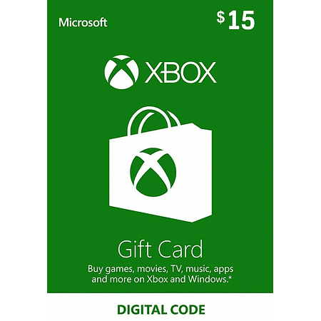 $15 USD USA XBOX Giftcard