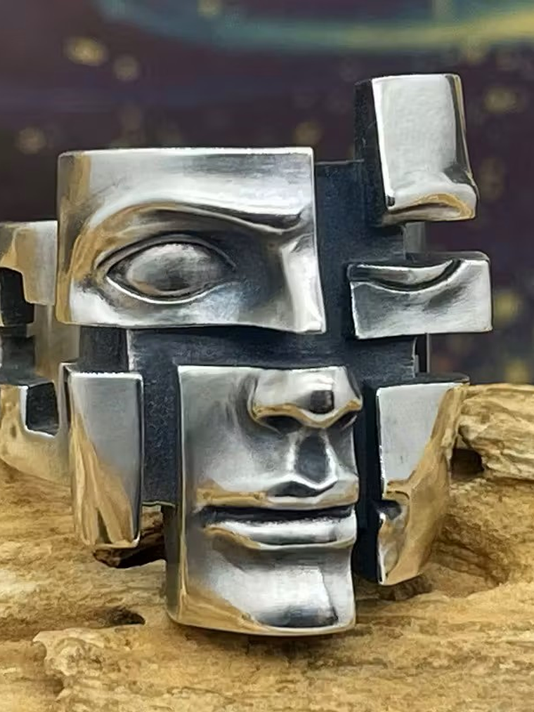 Anel Rosto Fragmentado  2