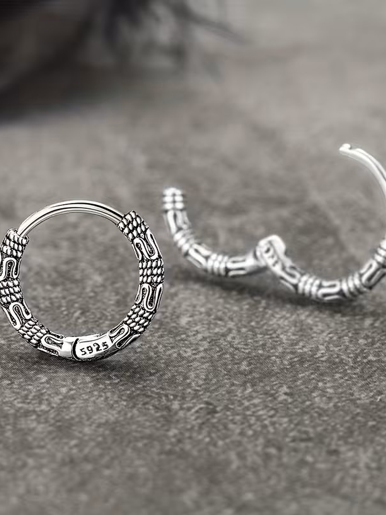 Brincos Argola Filigrana 3