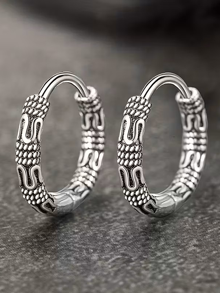 Brincos Argola Filigrana 4