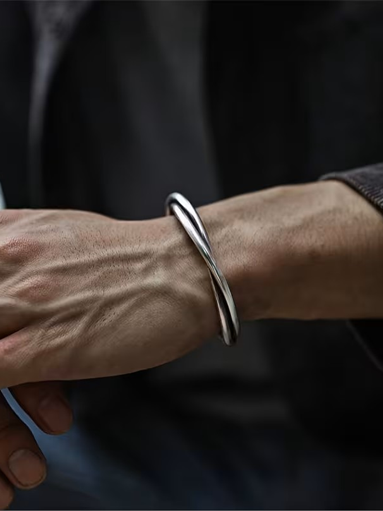 Bracelete Möbius Metal distorcido 2