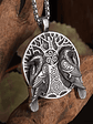 Colar Pingente Árvore da Vida e Corvo  - Thumbnail 2