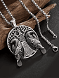 Colar Pingente Árvore da Vida e Corvo  - Thumbnail 3