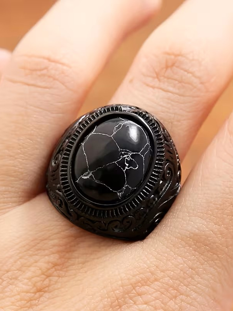 Anel Pedra de Olho de Tigre 4