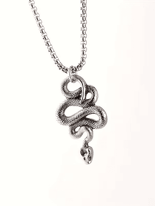 Colar Pingente Serpente