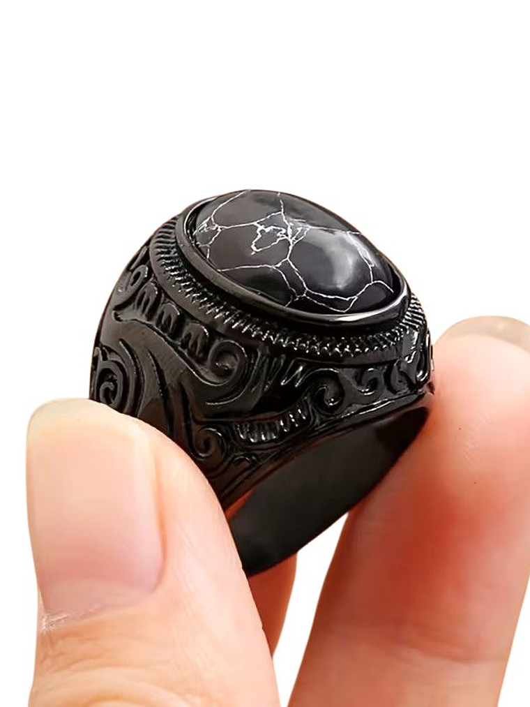 Anel Pedra de Olho de Tigre 3