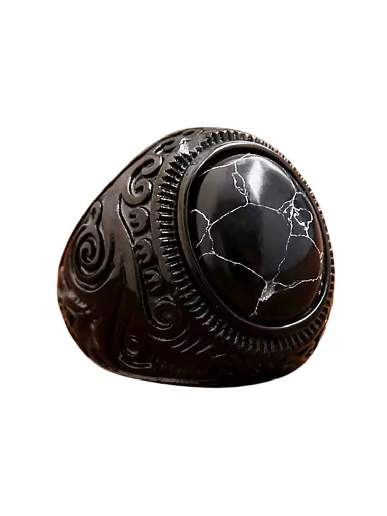 Anel Pedra de Olho de Tigre 1
