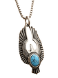 Colar Pingente Águia e Turquesa - Thumbnail 2